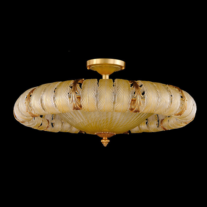 Fine Art 19464-1-55 LED Flush Mount, French Gold