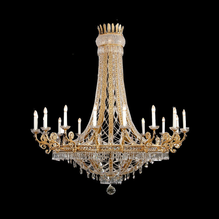 Fine Art 19889-0-231 LED Chandelier, Antique Gold Plated