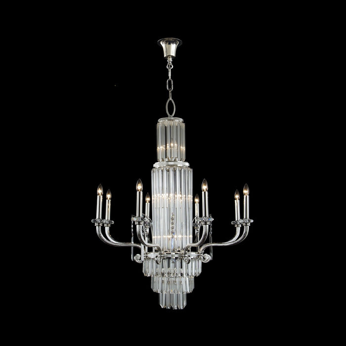 Fine Art 20028-0-4 LED Chandelier, Polished Silver