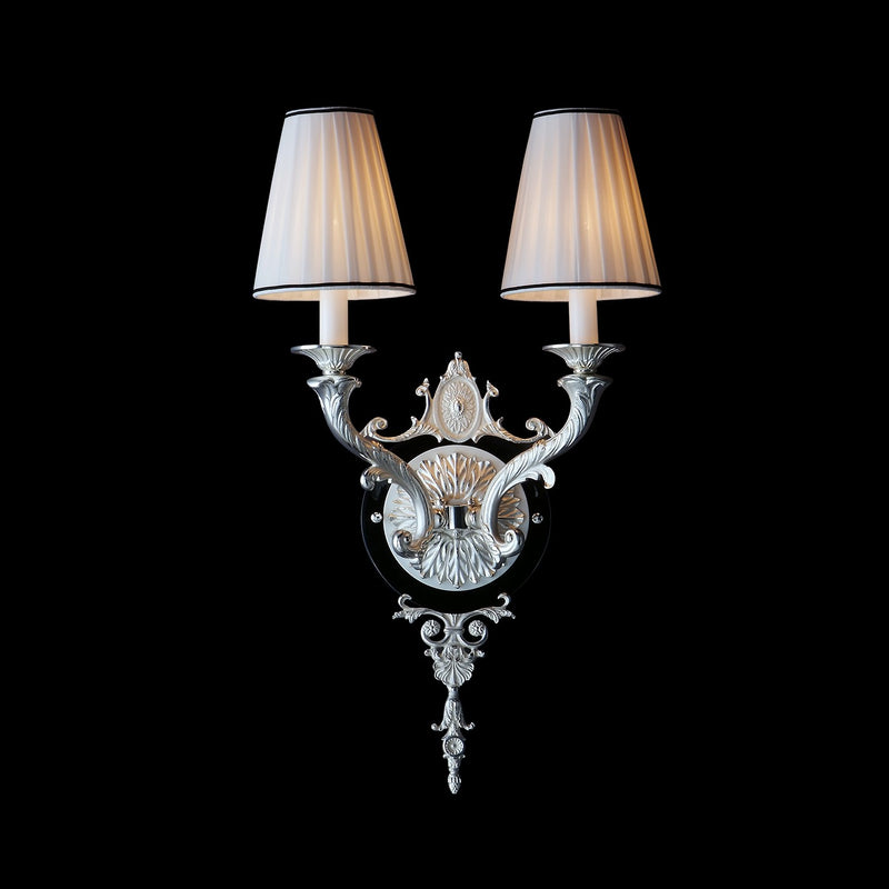 Fine Art 20051-0-387 LED Wall Sconce, Antique Silver Plated