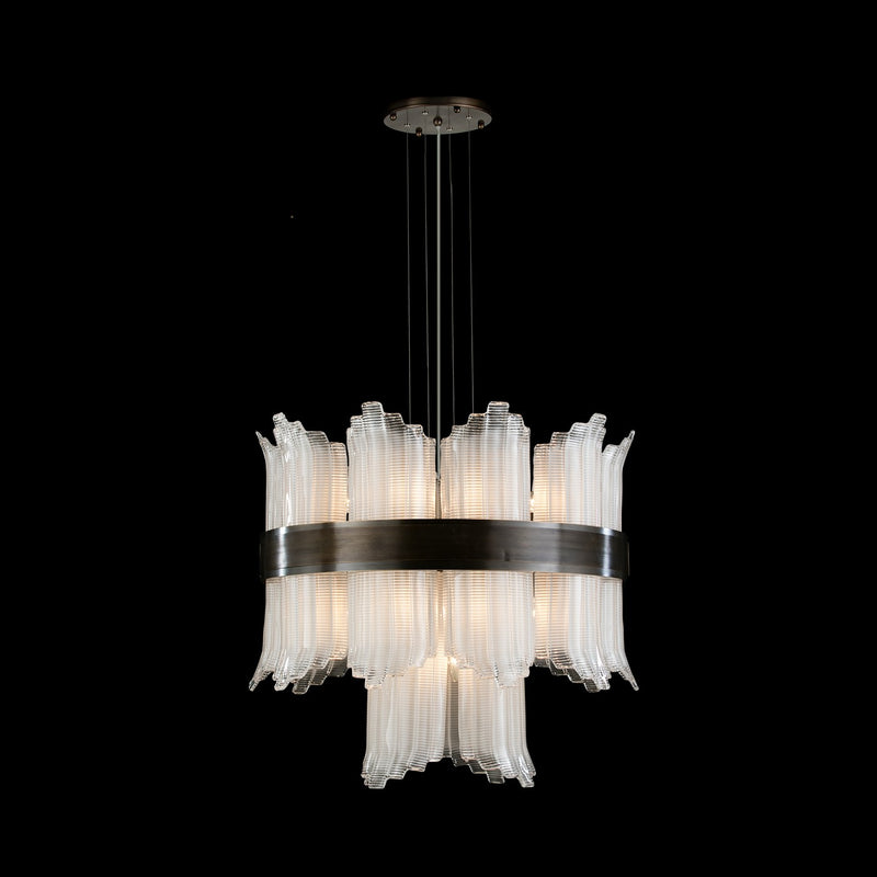 Fine Art 20214-1-550 LED Chandelier, Brushed Bronze