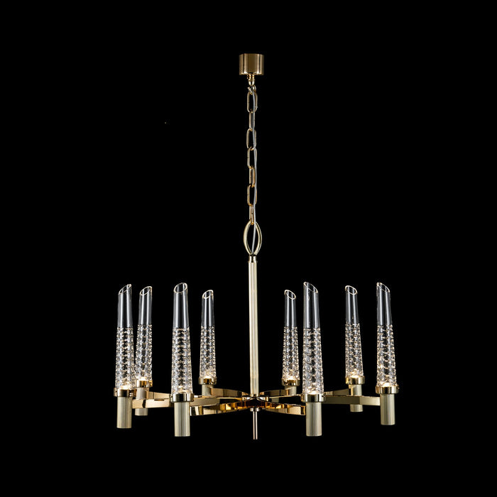Fine Art 20216-0-67 LED Chandelier, Polished Brass