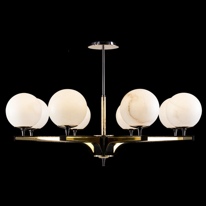 Fine Art 20220-0-591 LED Chandelier, Polished Brass-Fume