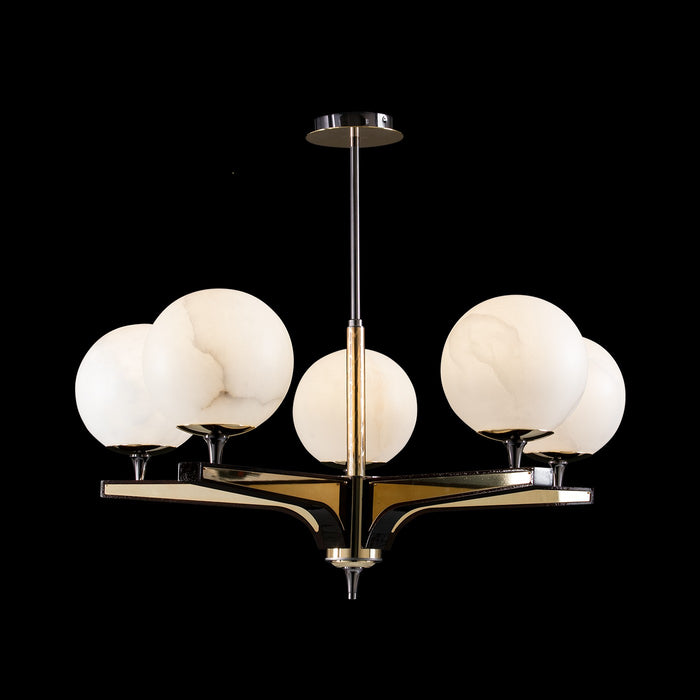 Fine Art 20221-0-591 LED Chandelier, Polished Brass-Fume