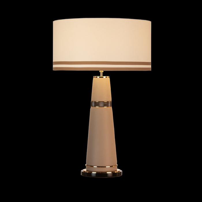 Fine Art 20280-0-614 LED Table Lamp, Polished Brass/Brushed Bronzed/Polished Black