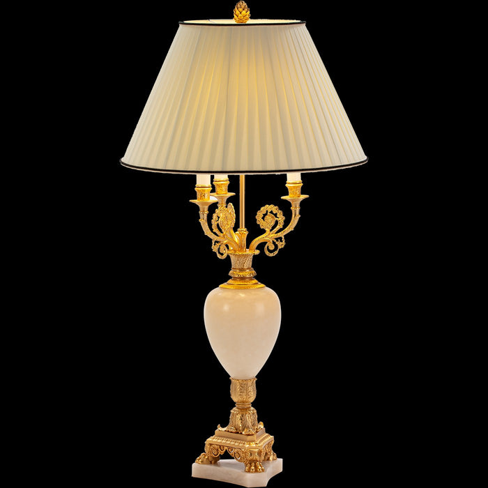 Fine Art 20309-0-231 LED Table Lamp, Antique Gold Plated