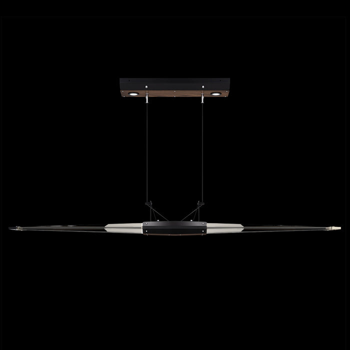 Fine Art 100051-1 LED Linear Pendant, Black