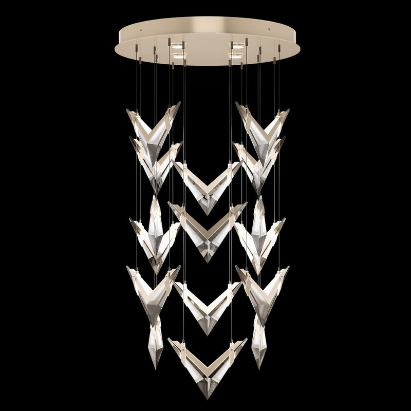 Fine Art 100053-6 LED Pendant, Gold