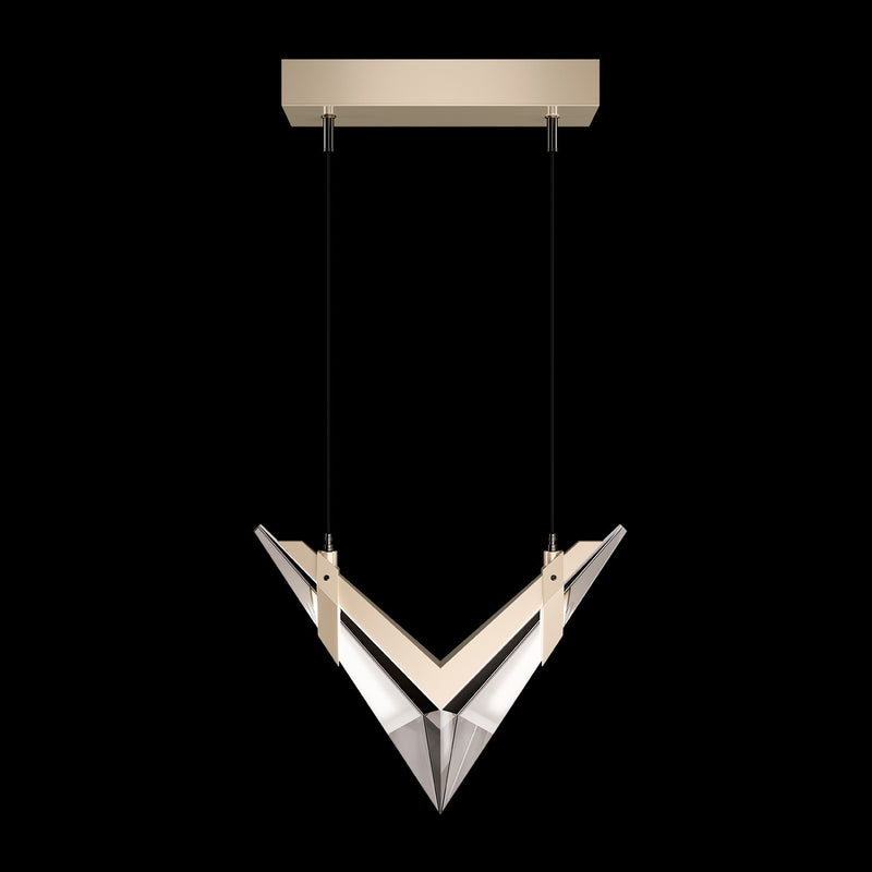 Fine Art 100055-6 LED Linear Pendant, Gold