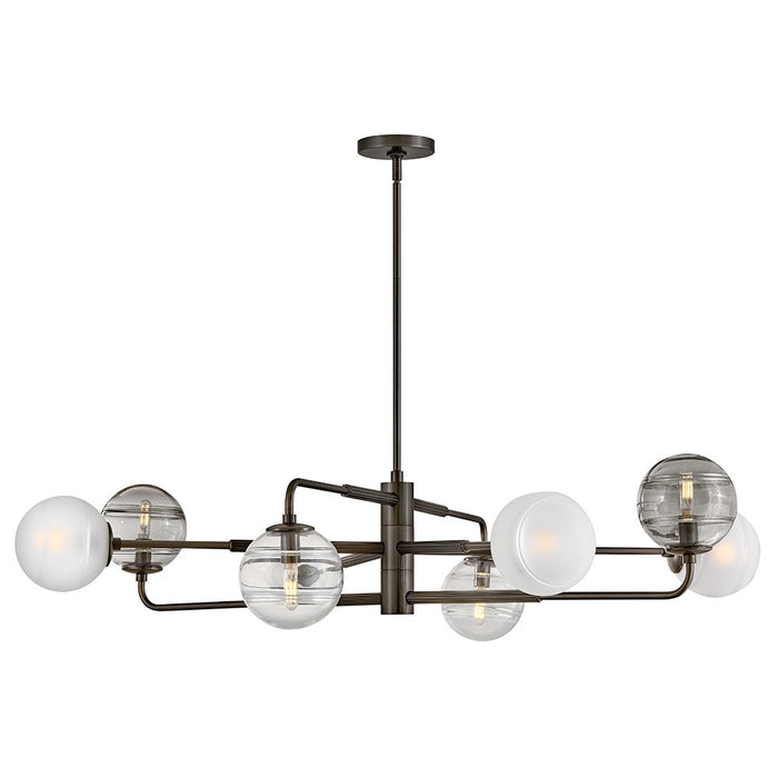 Fredrick Ramond FR30508BX LED Chandelier, Black Oxide