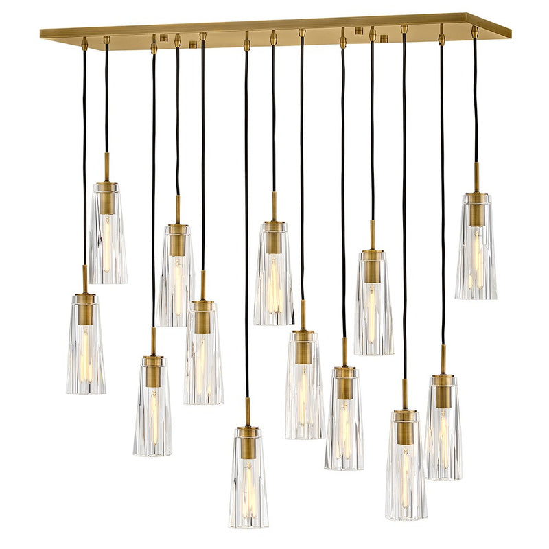 Fredrick Ramond FR31105HBR-CL LED Linear, Heritage Brass