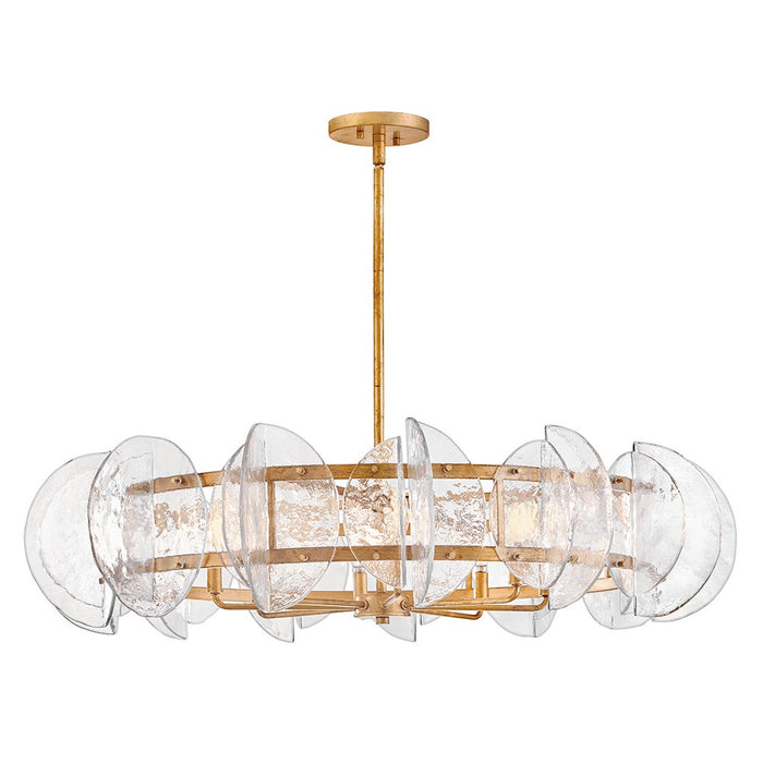 Fredrick Ramond FR41926DA LED Chandelier, Distressed Brass