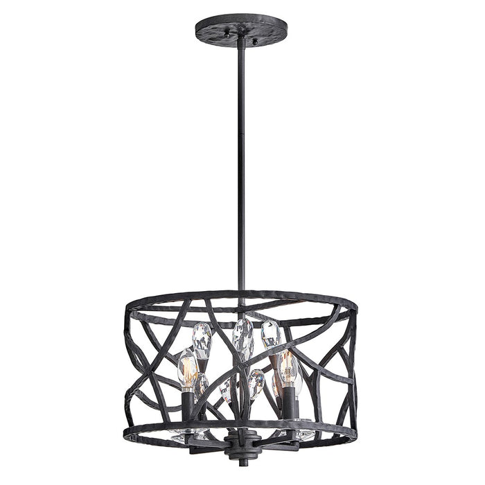 Fredrick Ramond FR46801BGR LED Flush Mount, Brushed Graphite