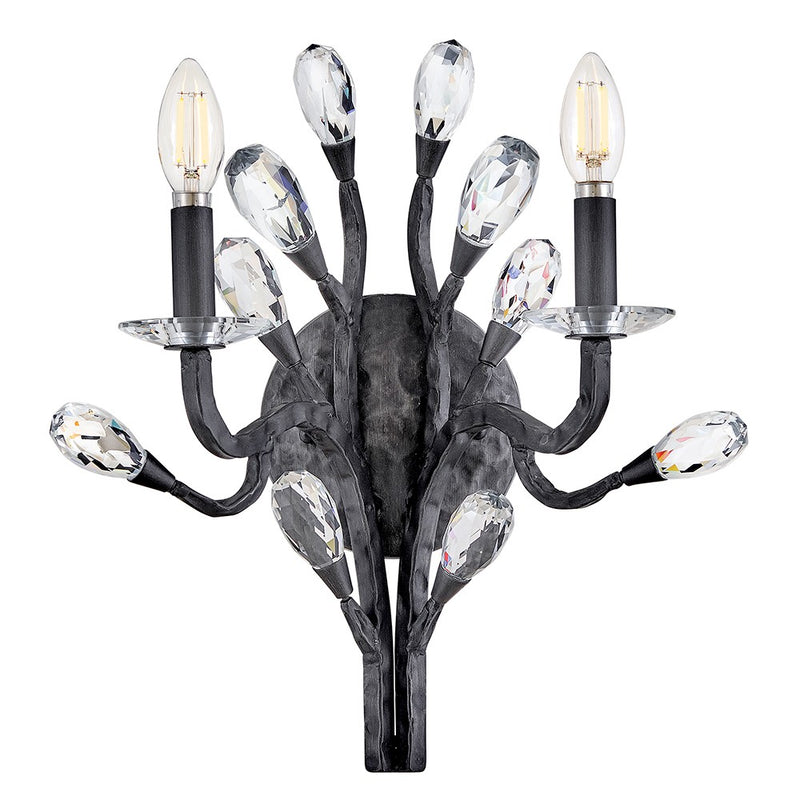Fredrick Ramond FR46802BGR LED Wall Sconce, Brushed Graphite