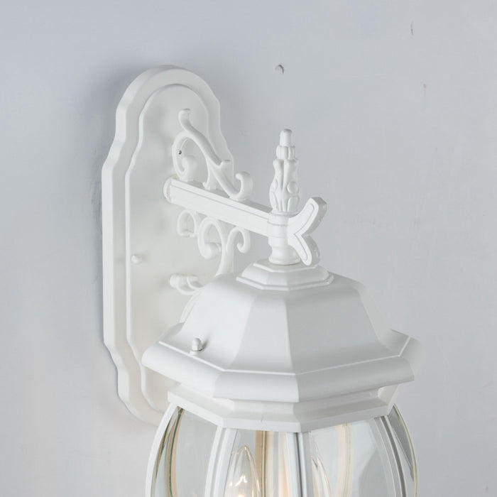 Artcraft AC8361WH Three Light Outdoor Wall Mount, White