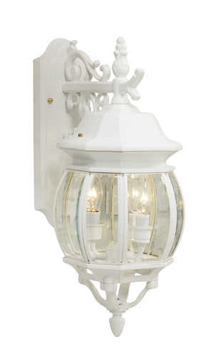Artcraft AC8361WH Three Light Outdoor Wall Mount, White