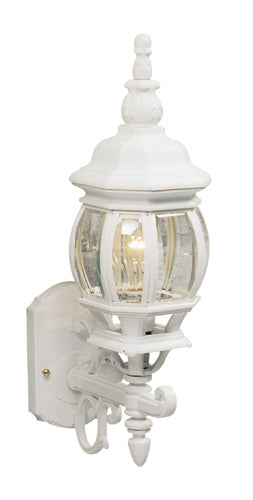 Artcraft AC8090WH One Light Outdoor Wall Mount, White