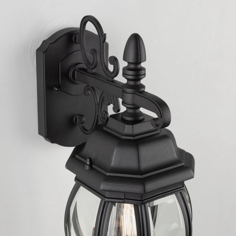 Artcraft AC8091BK One Light Outdoor Wall Mount, Black