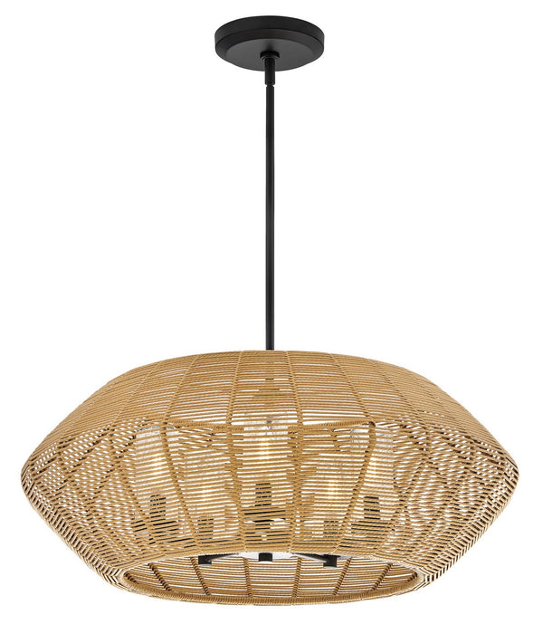Hinkley 10385BKCML-LV LED Chandelier, Black