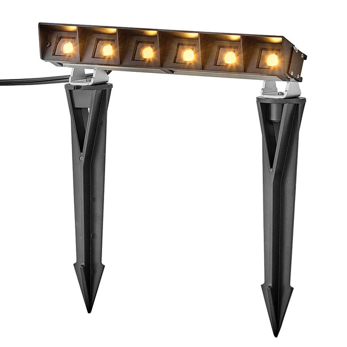 Hinkley 15301AL LED Wall Wash, Antique Brushed Aluminum