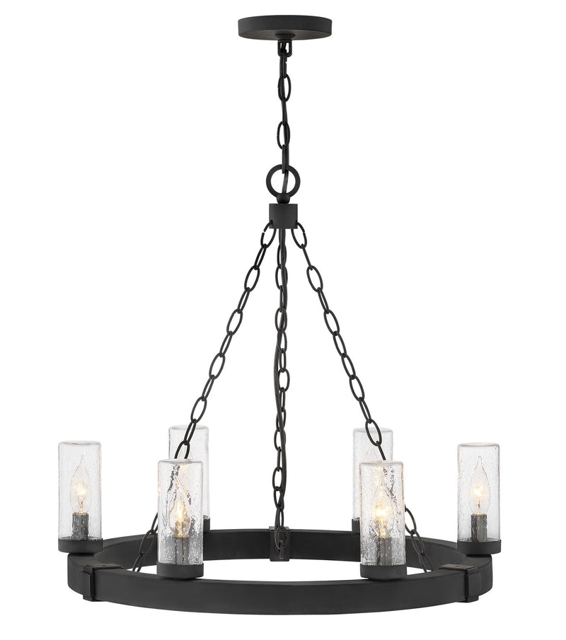 Hinkley 29206BK-LV LED Chandelier, Black