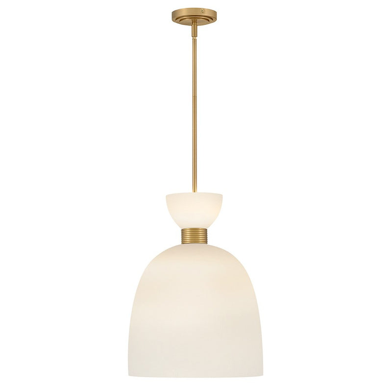Hinkley 48347LCB LED Pendant, Lacquered Brass