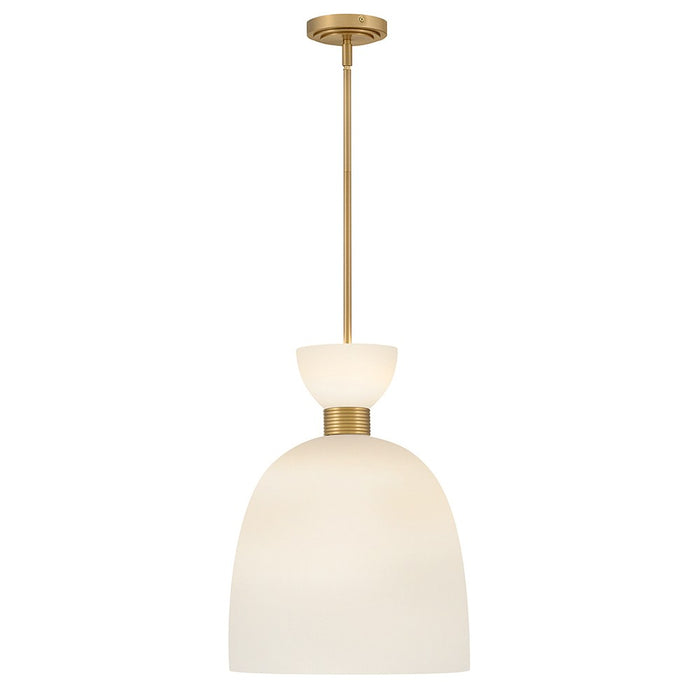 Hinkley 48347LCB LED Pendant, Lacquered Brass