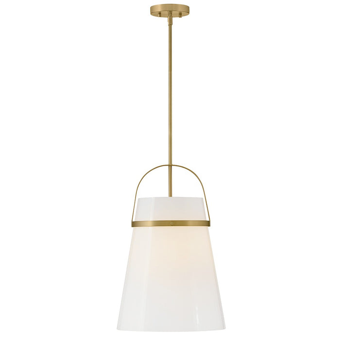 Lark 83054LCB LED Pendant, Lacquered Brass