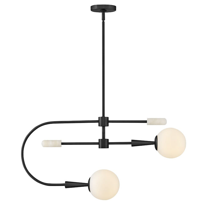 Lark 83505BK LED Chandelier, Black