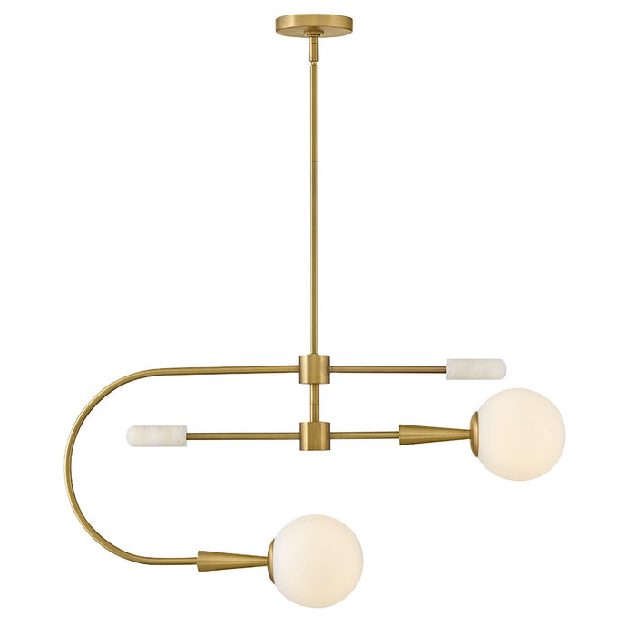 Lark 83505LCB LED Chandelier, Lacquered Brass