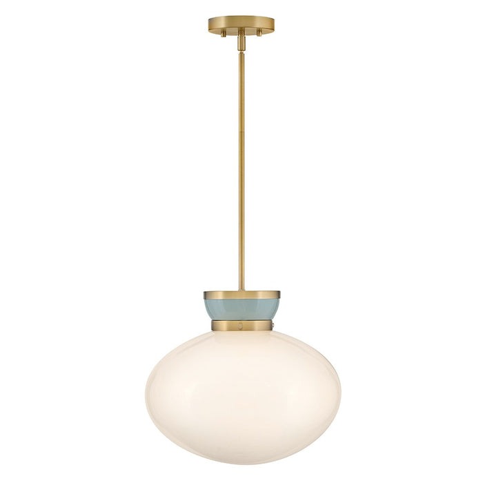 Lark 83604LCB-SF LED Pendant, Lacquered Brass