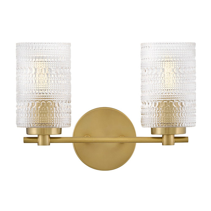 Lark 85572LCB LED Bath, Lacquered Brass