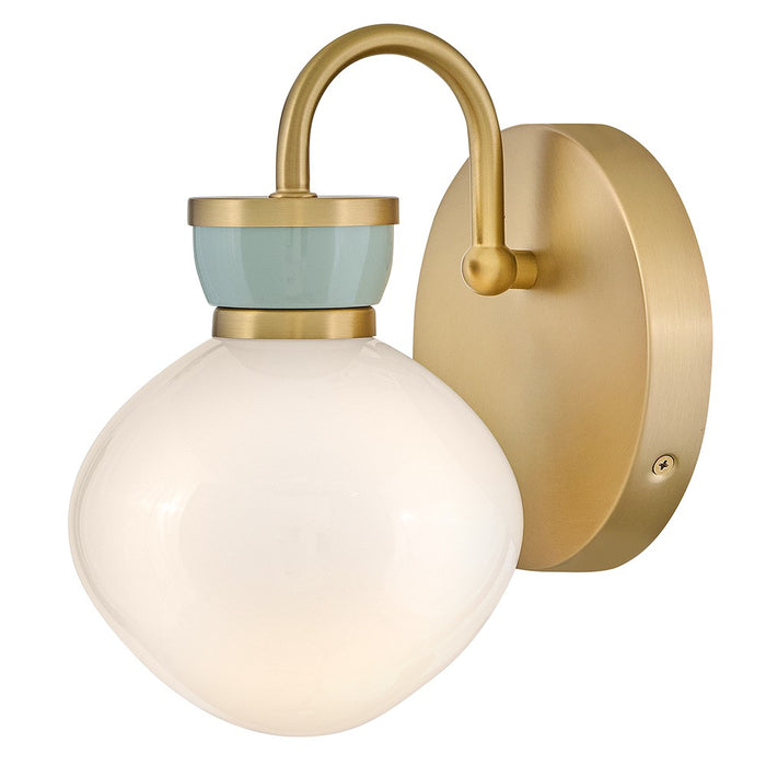 Lark 85590LCB-SF LED Wall Sconce, Lacquered Brass