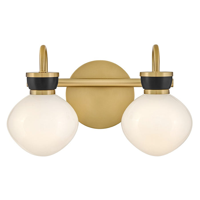Lark 85592LCB-BK LED Bath, Lacquered Brass