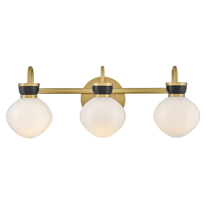 Lark 85593LCB-BK LED Bath, Lacquered Brass