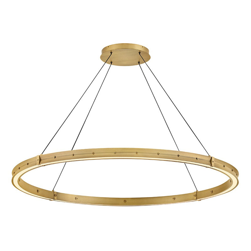 Fredrick Ramond FR41478LCB LED Chandelier, Lacquered Brass