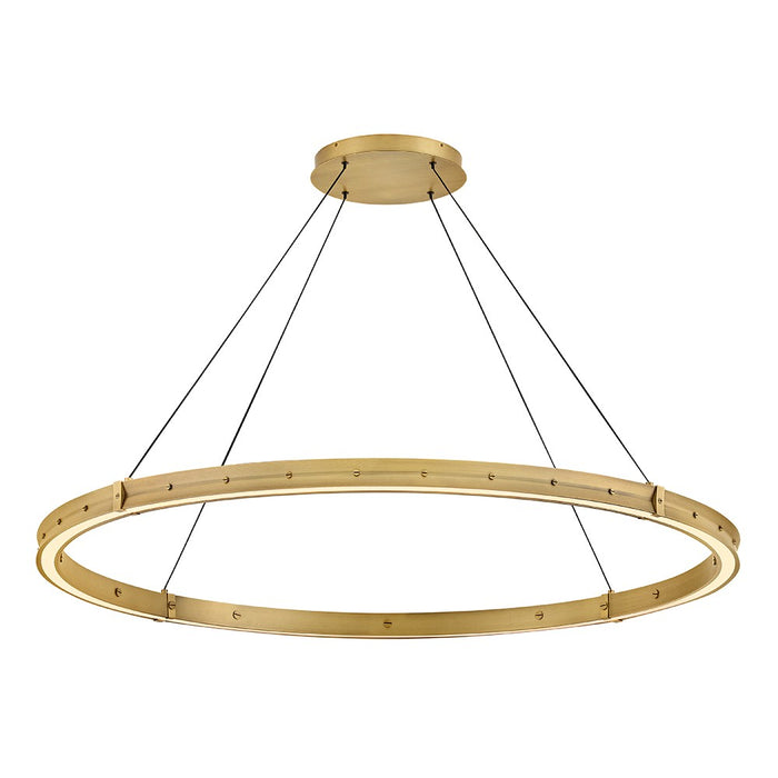 Fredrick Ramond FR41478LCB LED Chandelier, Lacquered Brass