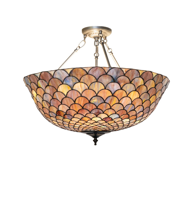 Meyda Tiffany 275981 Three Light Semi-Flushmount