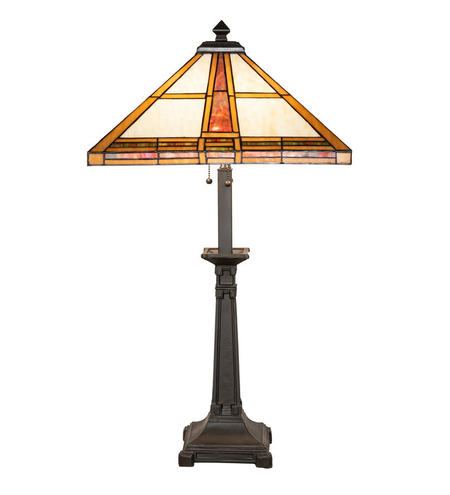 Meyda Tiffany 282185 Three Light Table Lamp