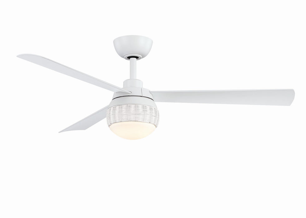Fanimation FP6837MW 52" Ceiling Fan, Matte White