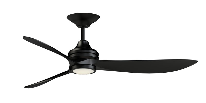 Fanimation FPD6725BL 60" Ceiling Fan, Black
