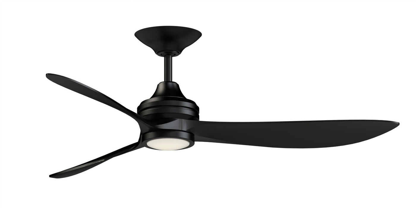 Fanimation FPD6725BL 60" Ceiling Fan, Black
