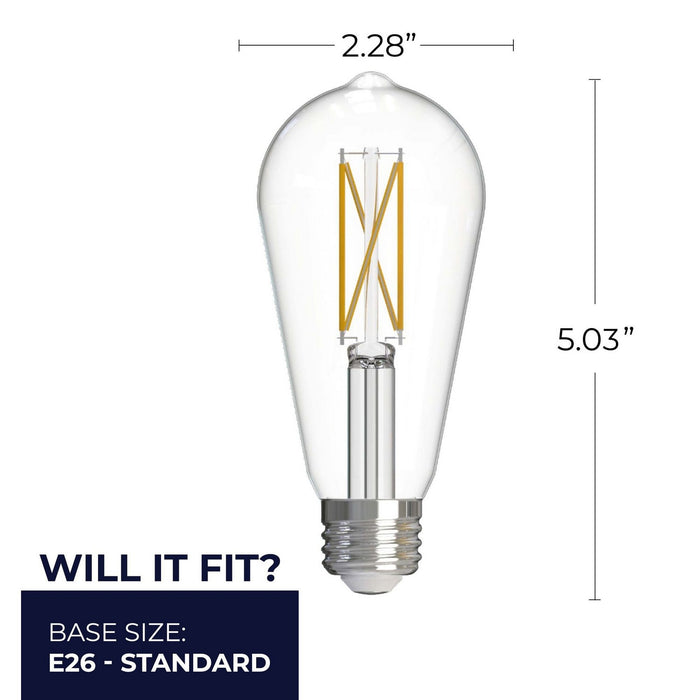 Bulbrite 776223 Light Bulb, Clear
