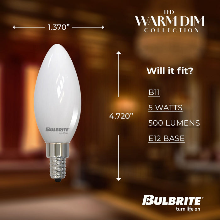 Bulbrite 776401 Light Bulb, Milky