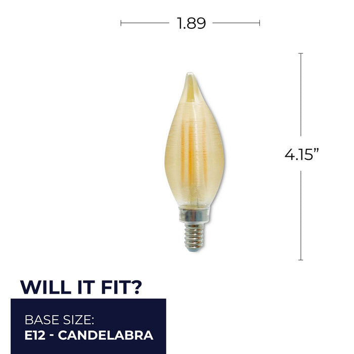 Bulbrite 776591 Light Bulb, Amber
