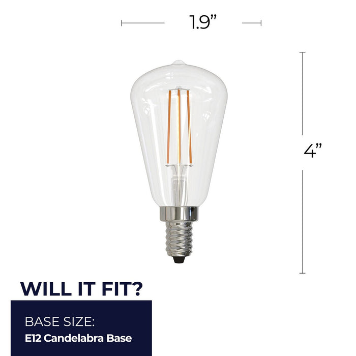 Bulbrite 776821 Light Bulb, Clear