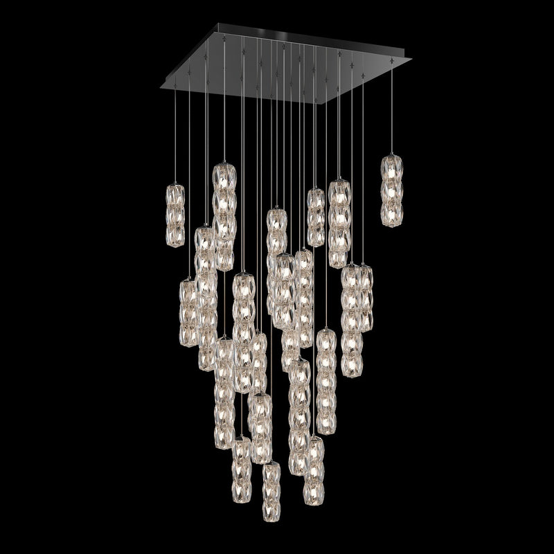 Schonbek S26525S-401R LED Pendant, Polished Stainless Steel