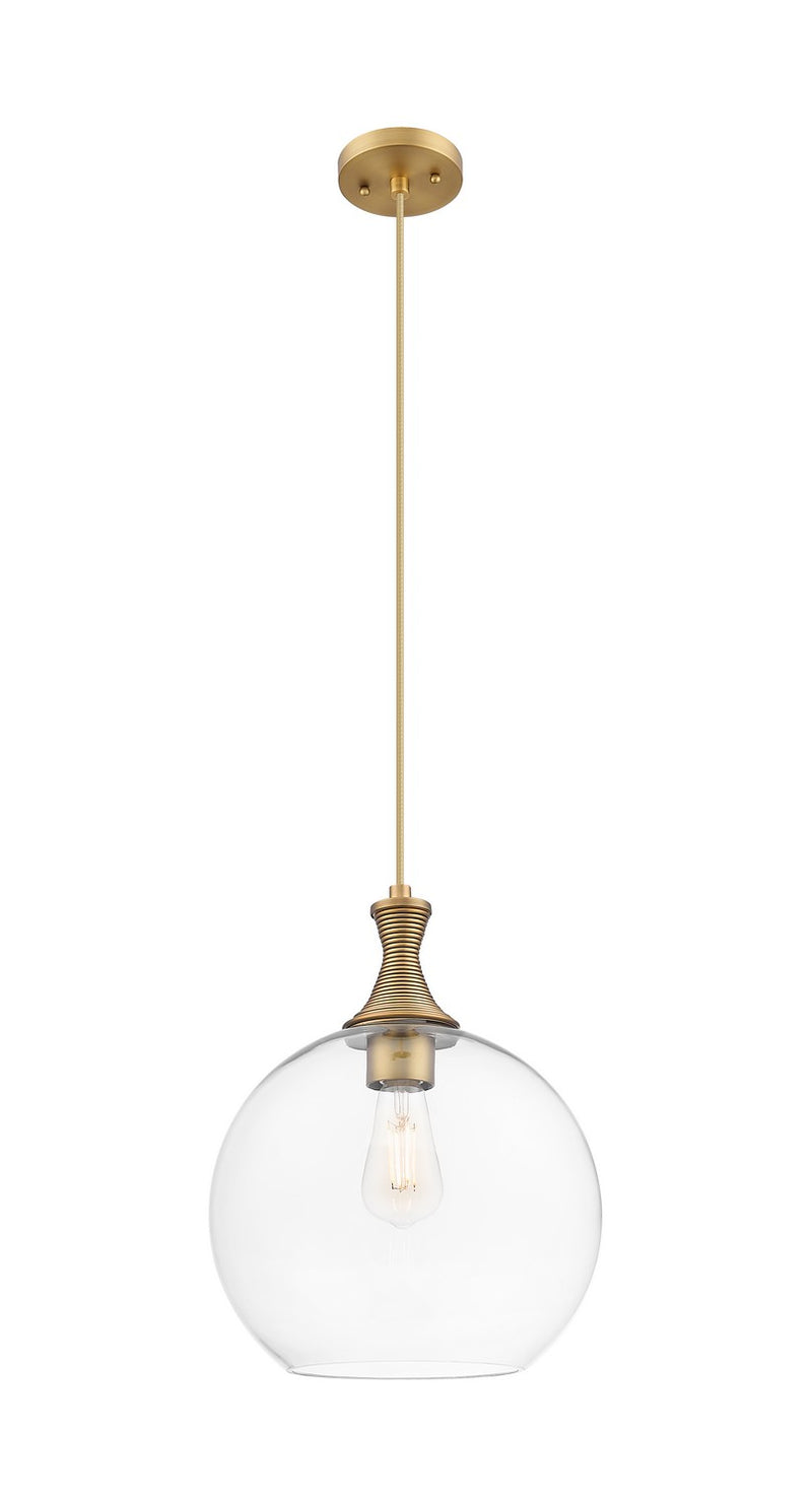 Innovations 415-1P-BB-G122-12 One Light Pendant, Brushed Brass