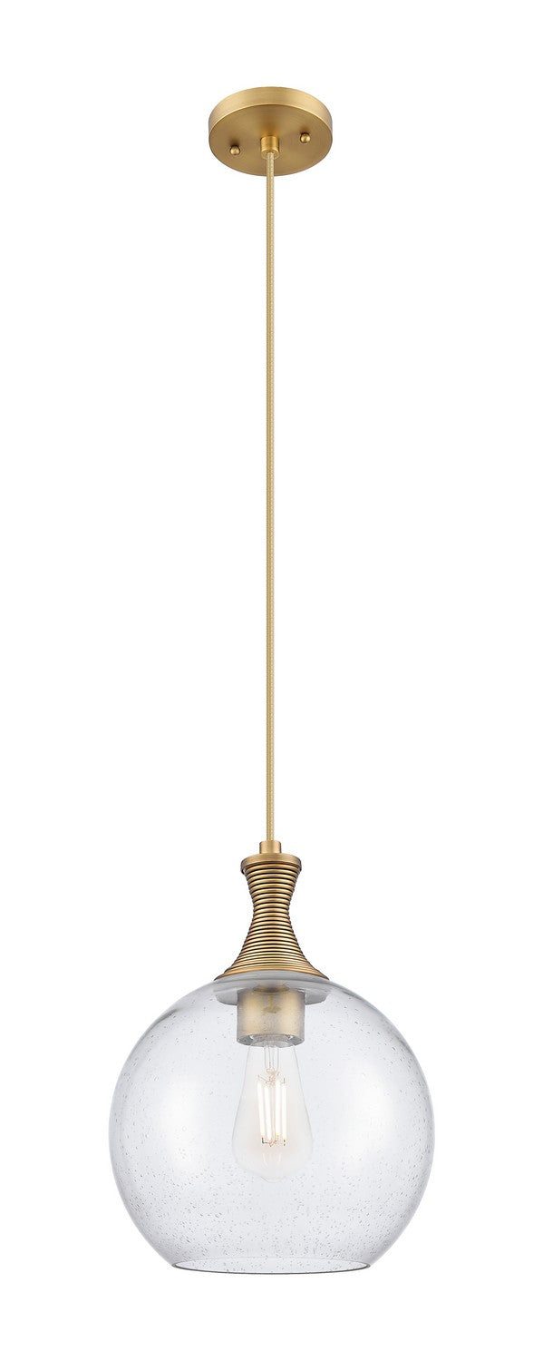 Innovations 415-1P-BB-G124-10 One Light Pendant, Brushed Brass