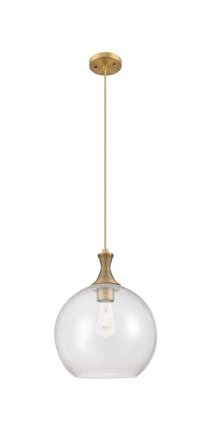 Innovations 415-1P-BB-G124-12 One Light Pendant, Brushed Brass